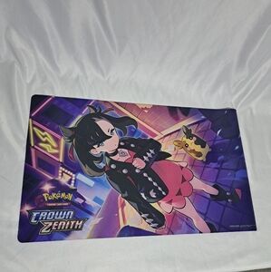 Game Freak Marnie & Morpeko Premium Play Mat from the Pokémon TCG:‎ Crown Zenith